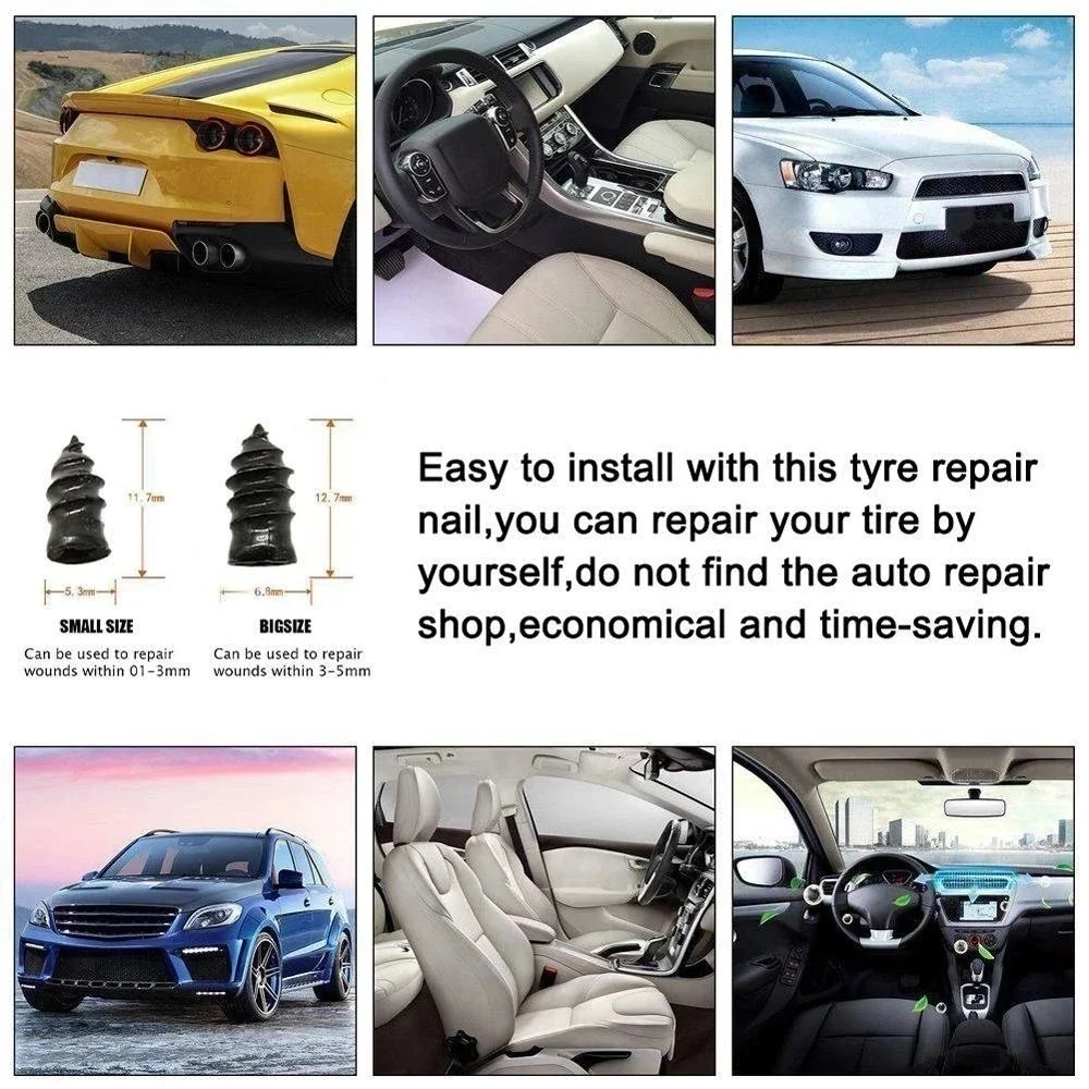 Clavos de reparación de neumát - Car Vacuum reseña y precio
