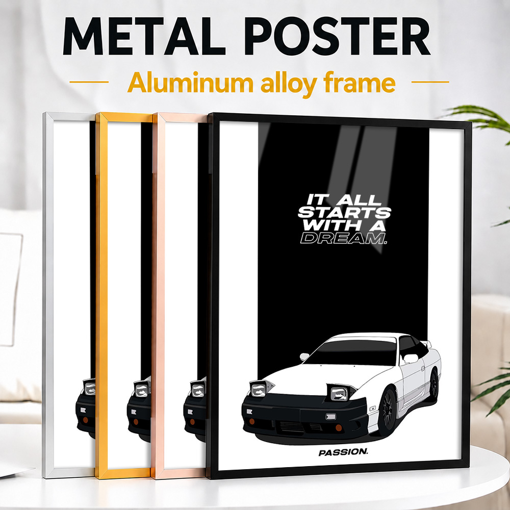 Póster Metálico de Coche de En - Car Mirror reseña y precio